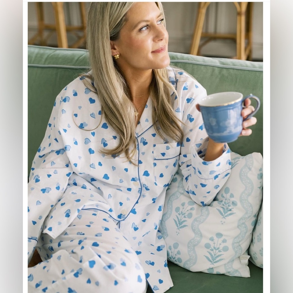 Printfresh- Pencil & Paper-Heartbreaker-long sleep set-NWT. SIZE 1X